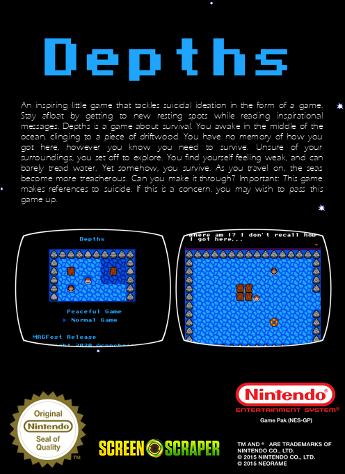 Depths (Homebrew) — Box back